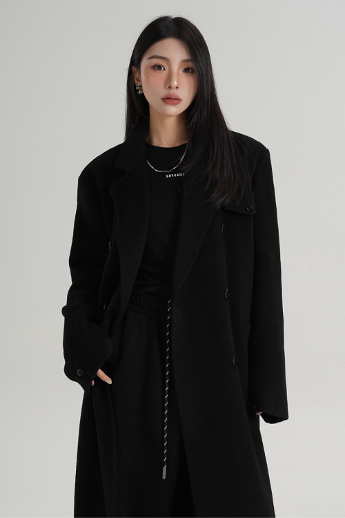 Premium Wool Long Coat