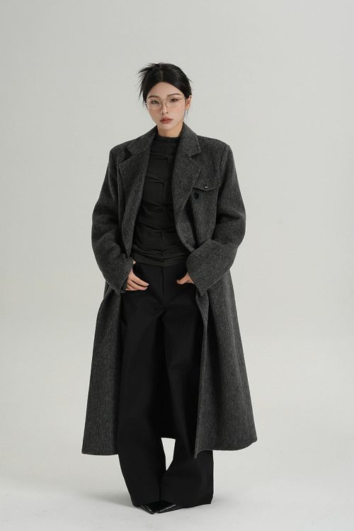 Premium Wool Long Coat