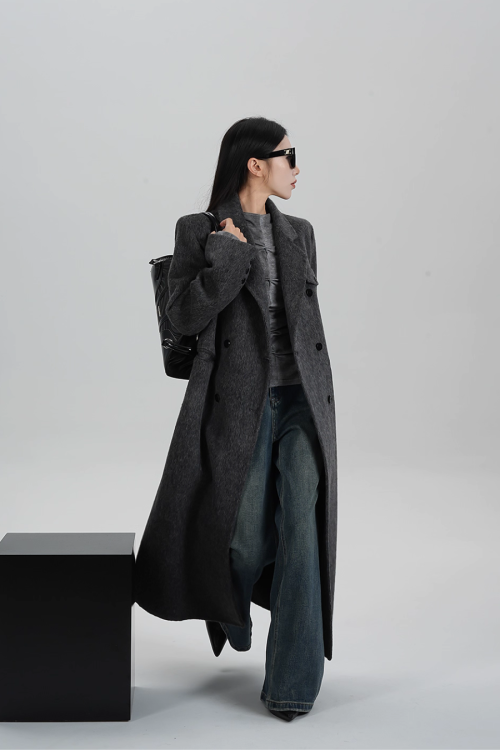 Premium Wool Long Coat