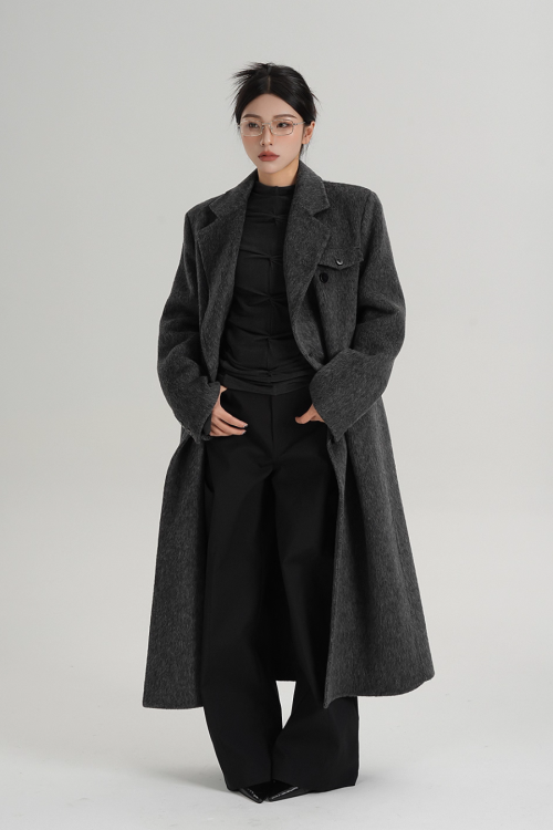 Premium Wool Long Coat