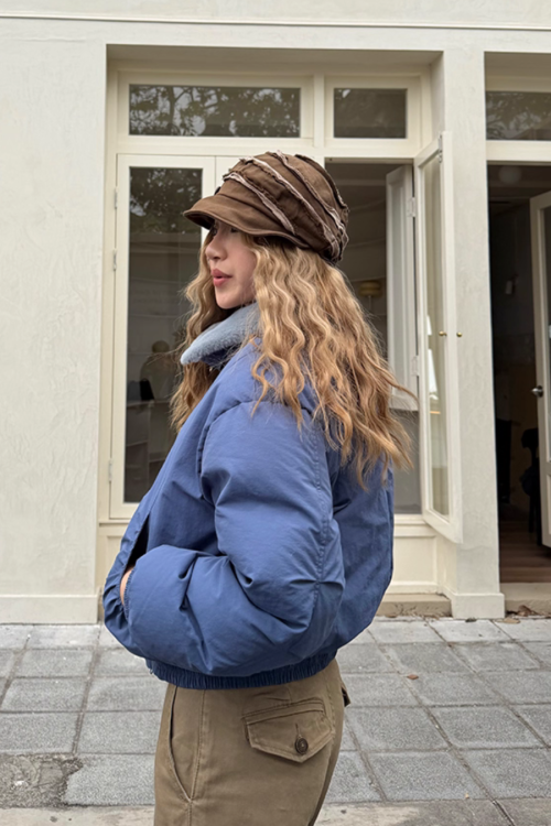 Puffer Collar Short Jacket