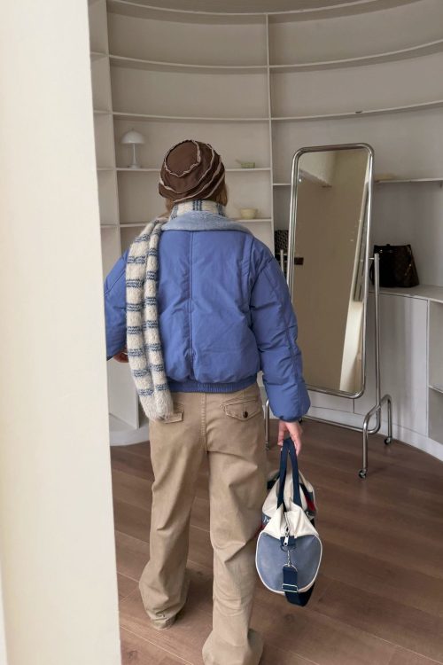 Puffer Collar Short Jacket