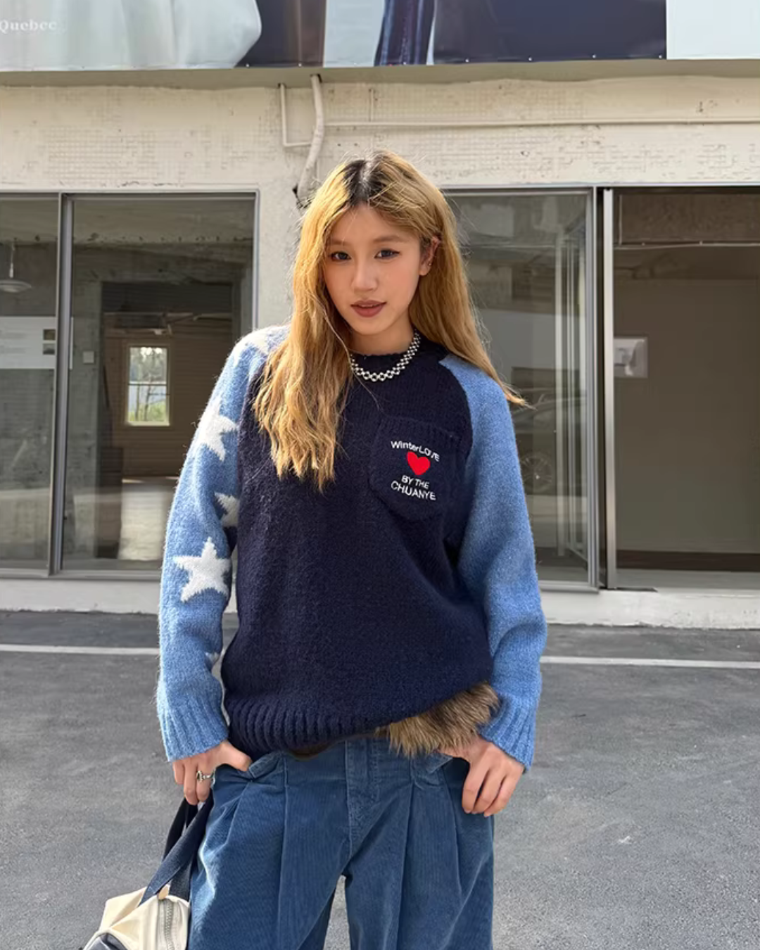 Pullover Raglan Sweater Knit Pullover Raglan Sweater Knit