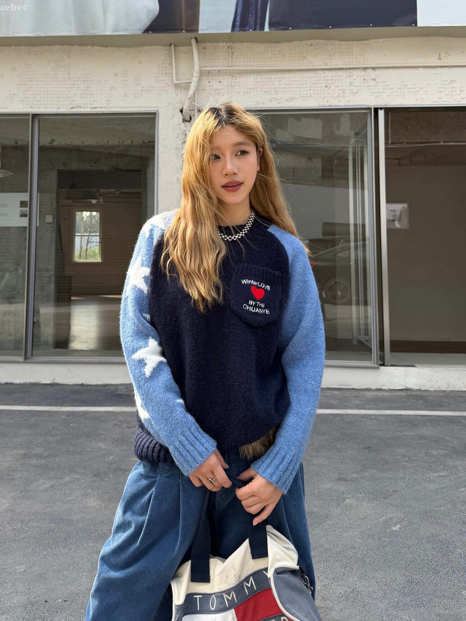 Pullover Raglan Sweater Knit