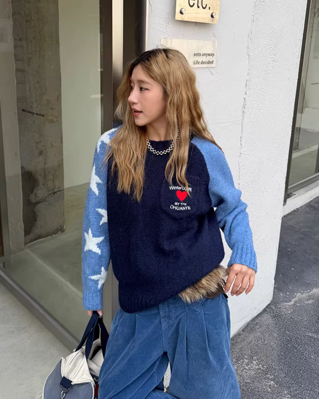 Pullover Raglan Sweater Knit Pullover Raglan Sweater Knit