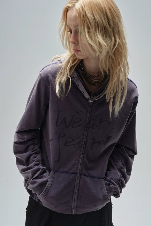 Punk Hood Zip Hoodie