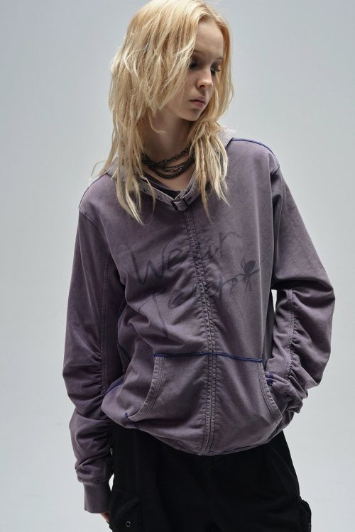 Punk Hood Zip Hoodie