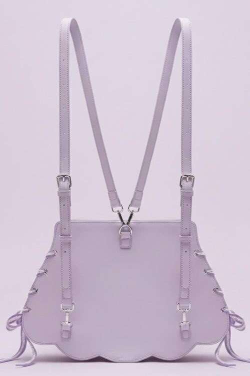 Purple Kawaii Ita Crossbody Bag for Pin Display