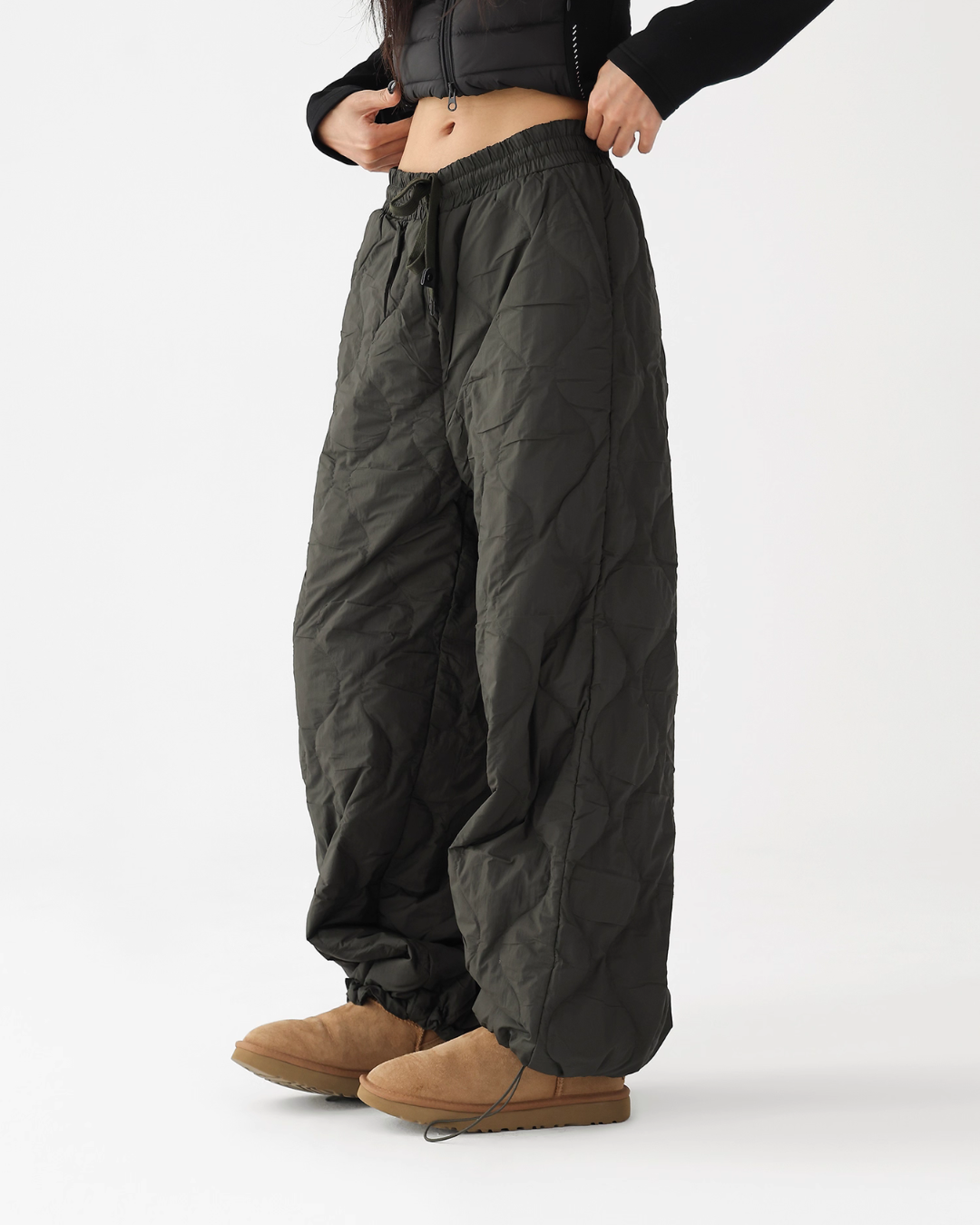 Quilted Loose Casual Pants Quilted Loose Casual Pants