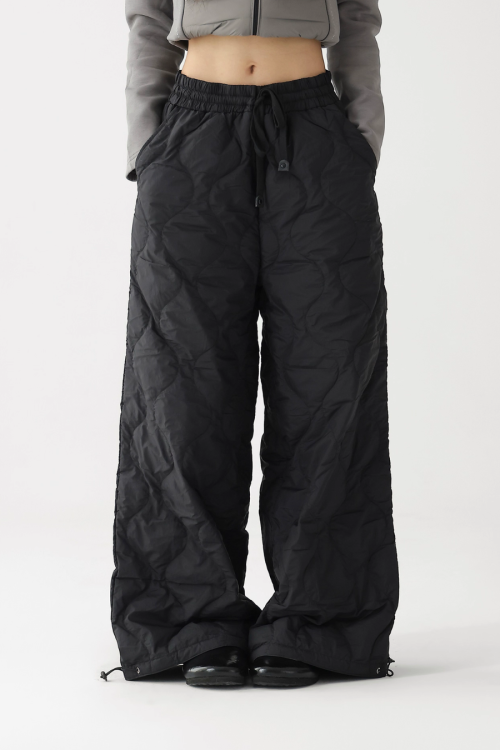Quilted Loose Casual Pants