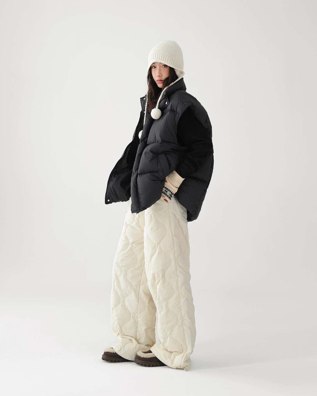 Quilted Loose Casual Pants Quilted Loose Casual Pants