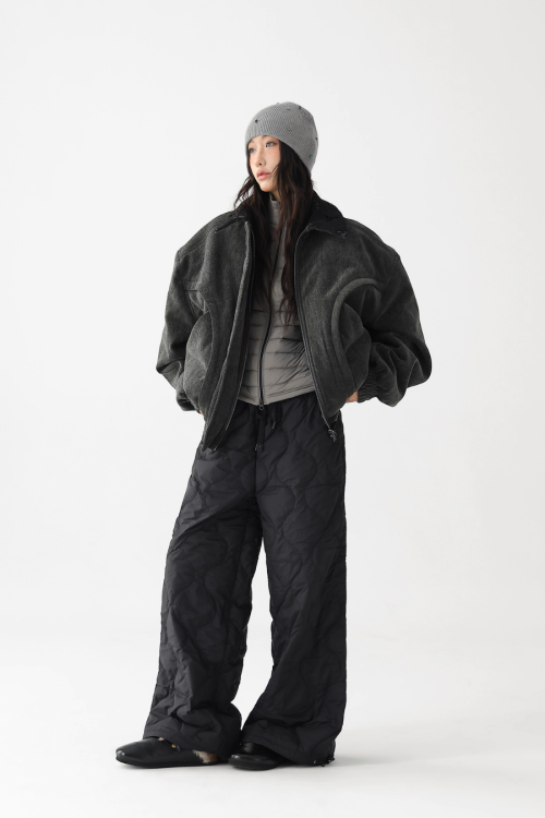 Quilted Loose Casual Pants