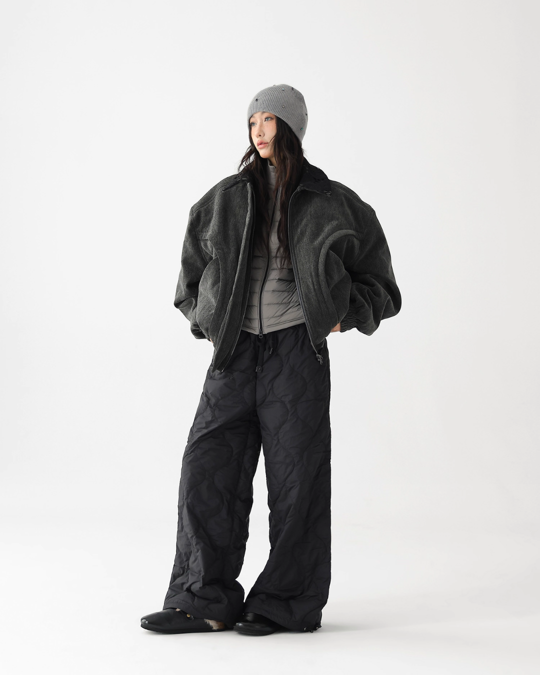 Quilted Loose Casual Pants Quilted Loose Casual Pants