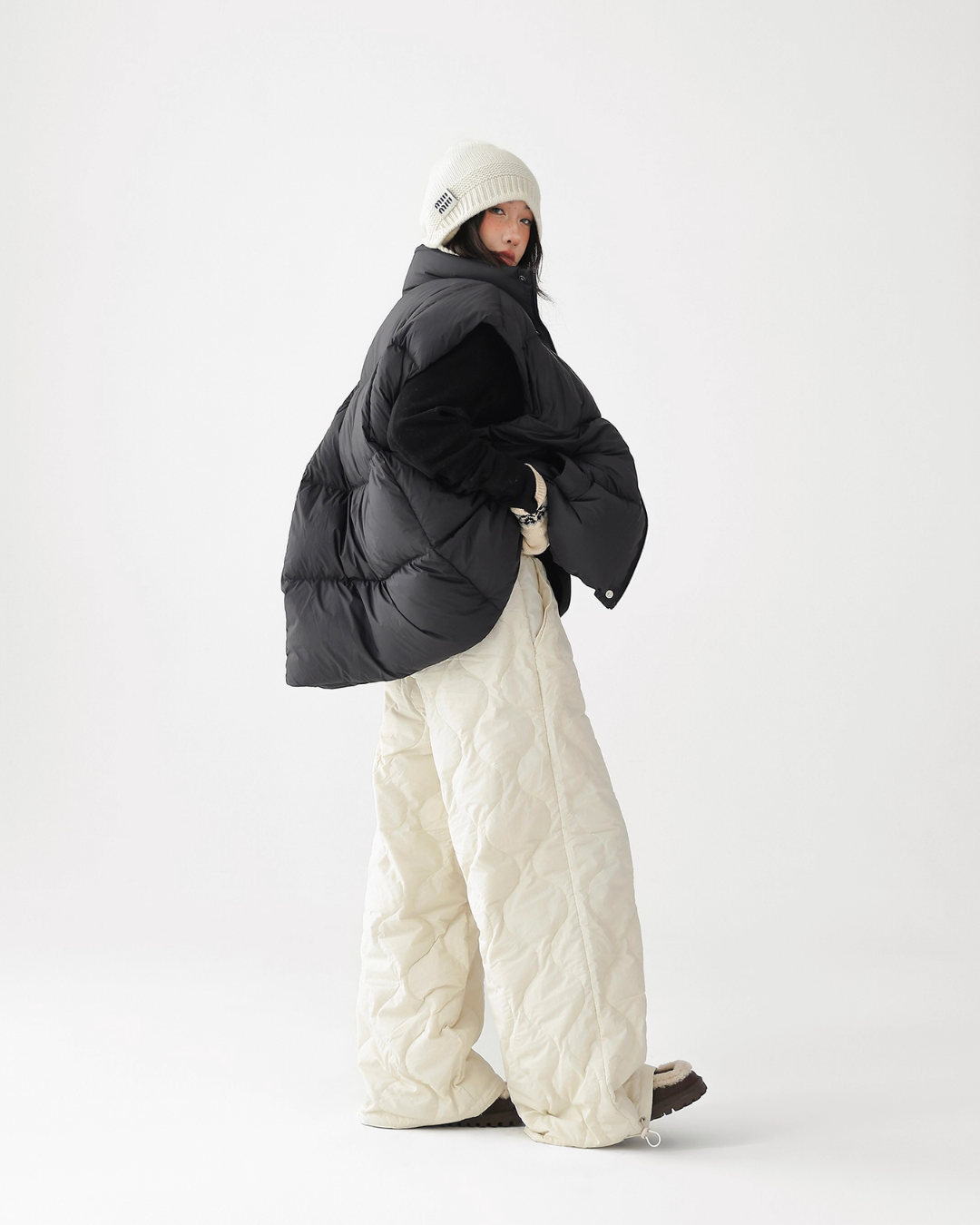 Quilted Loose Casual Pants Quilted Loose Casual Pants