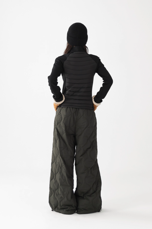 Quilted Loose Casual Pants