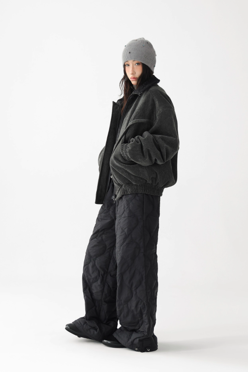 Quilted Loose Casual Pants