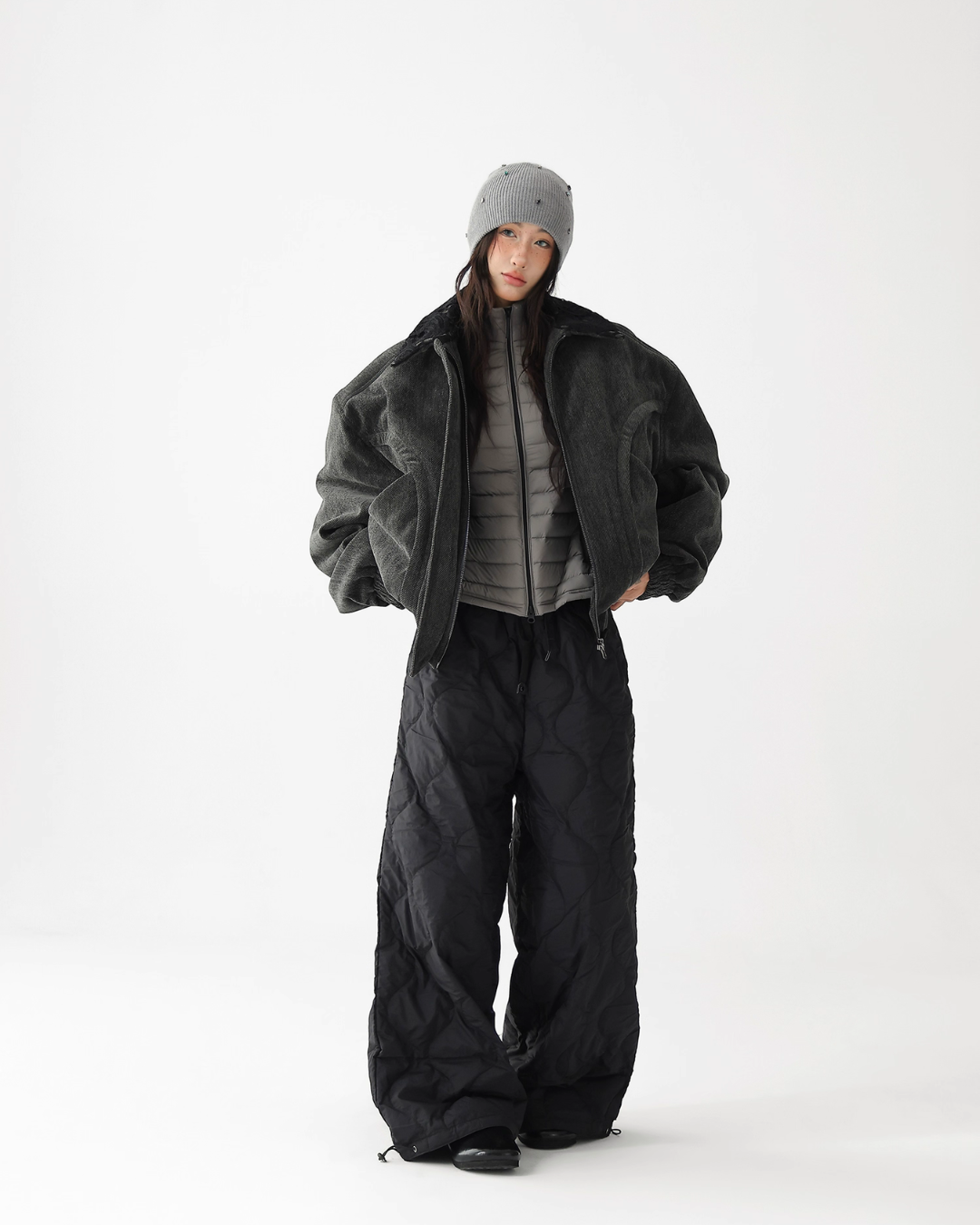 Quilted Loose Casual Pants Quilted Loose Casual Pants