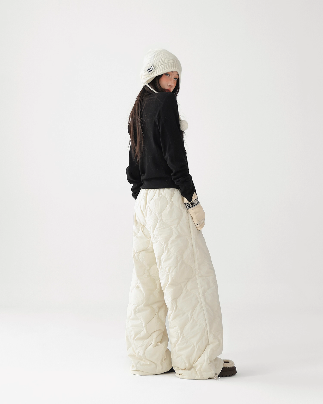 Quilted Loose Casual Pants Quilted Loose Casual Pants