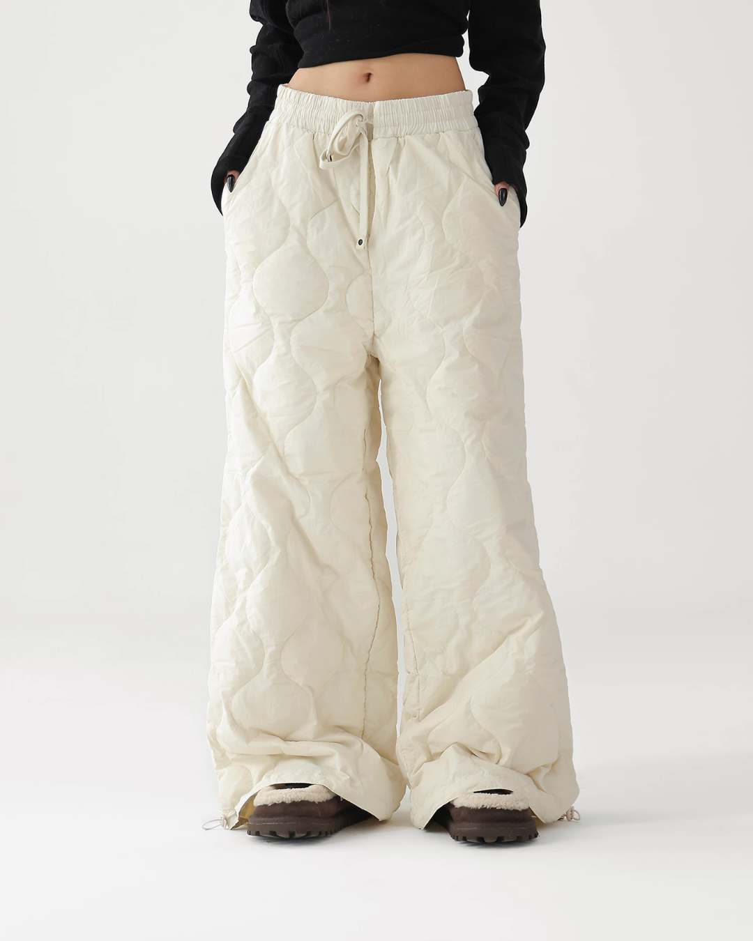 Quilted Loose Casual Pants Quilted Loose Casual Pants