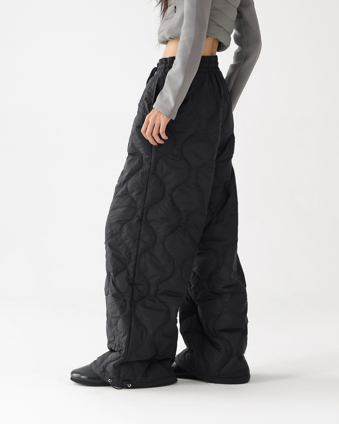 Quilted Loose Casual Pants Quilted Loose Casual Pants