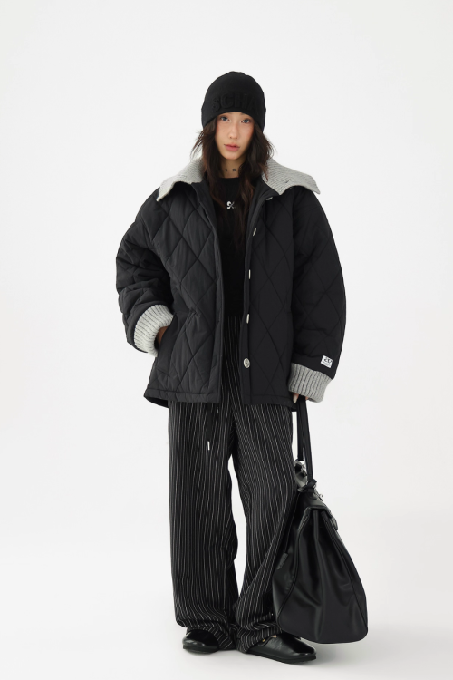 Quilted Loose Cotton Coat