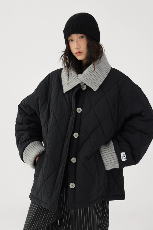 Quilted Loose Cotton Coat