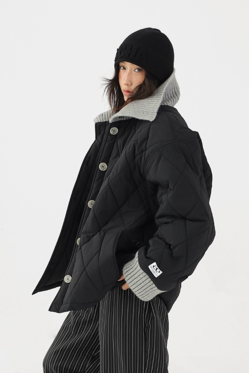 Quilted Loose Cotton Coat