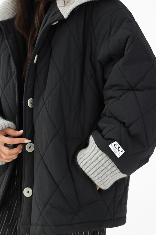 Quilted Loose Cotton Coat