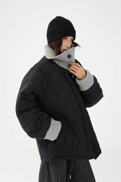 Quilted Loose Cotton Coat