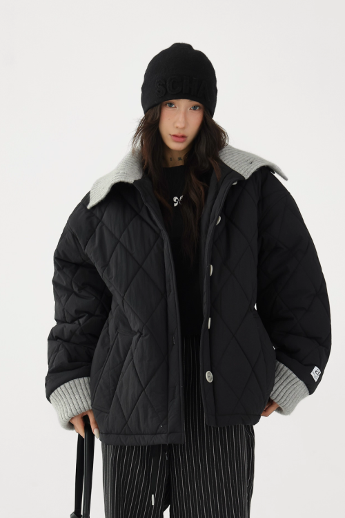 Quilted Loose Cotton Coat