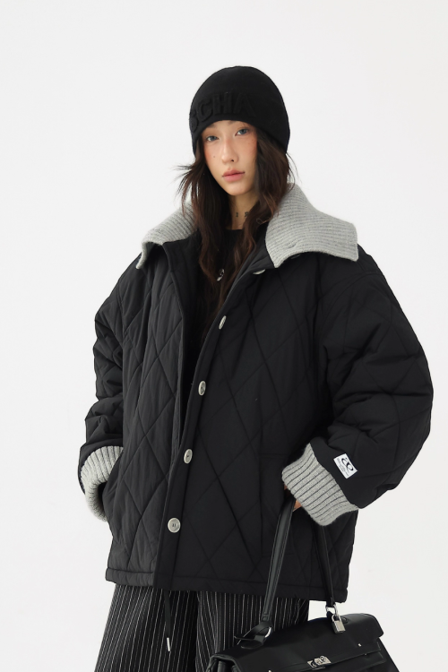 Quilted Loose Cotton Coat