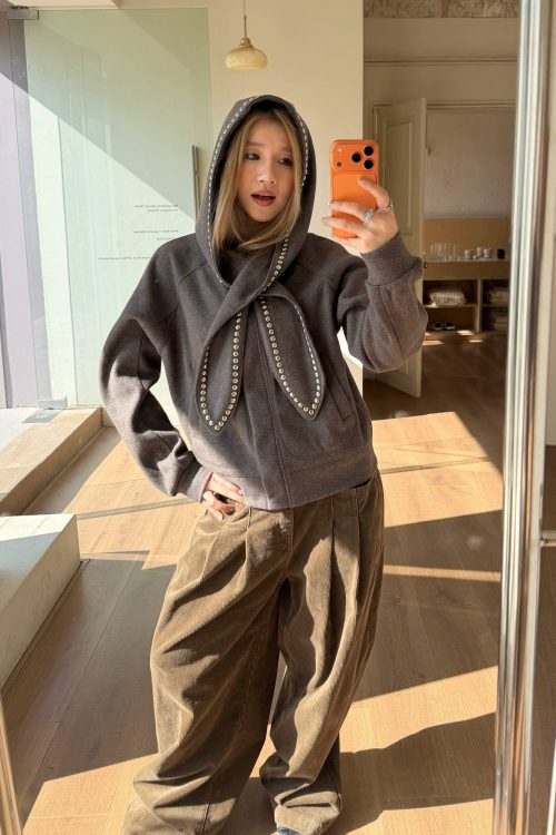 Rabbit Ear Knit Jacket