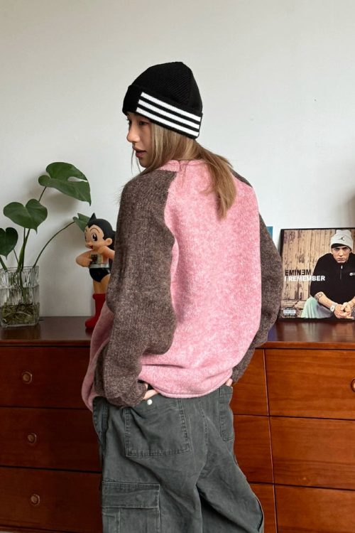 Raglan Sleeve Knit Top