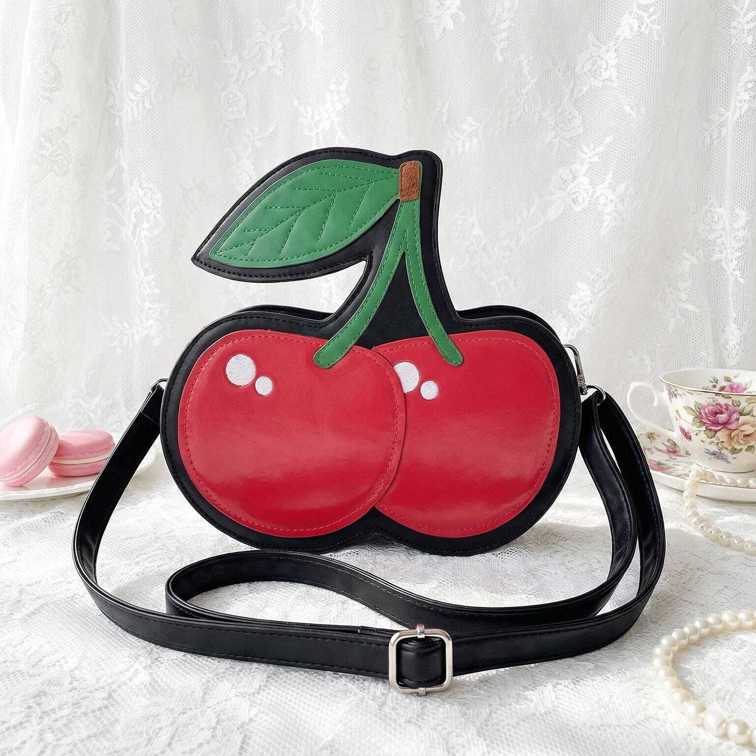 Red Cherry Crossbody Bag Red Cherry Crossbody Bag