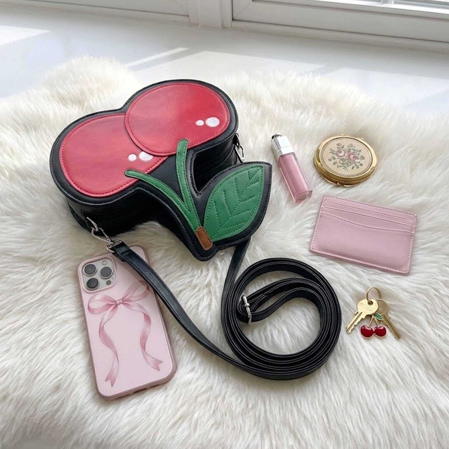 Red Cherry Crossbody Bag Red Cherry Crossbody Bag