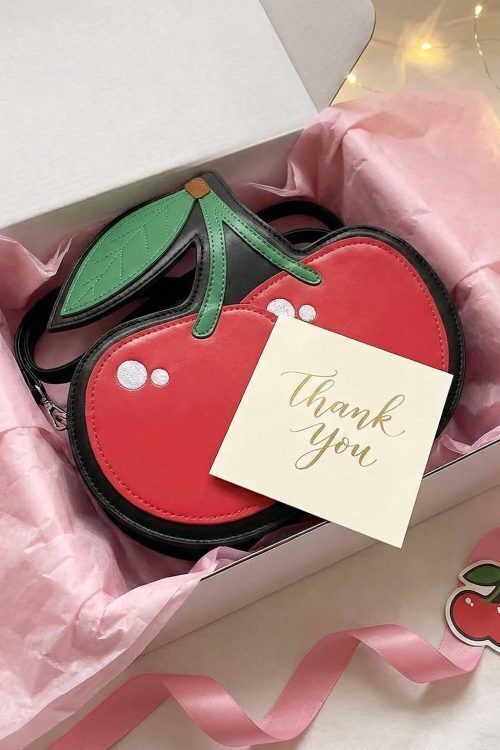 Red Cherry Crossbody Bag