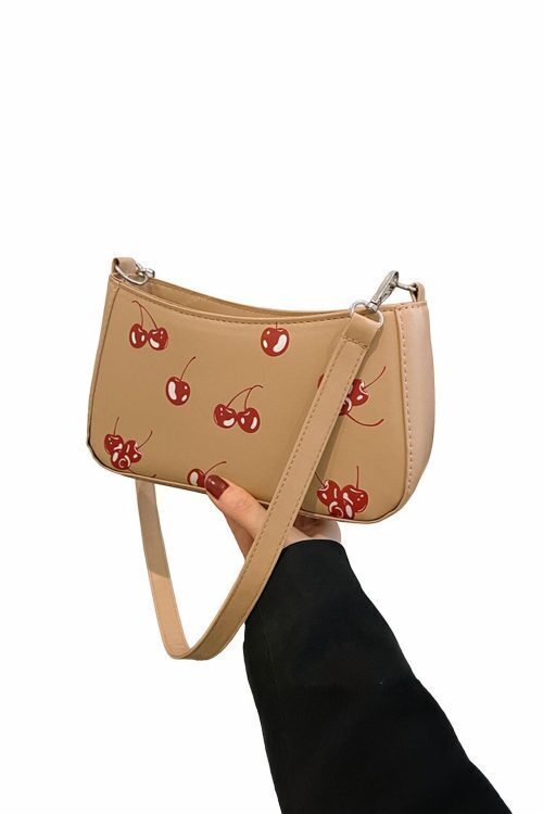 Red Cherry Shoulder Bag for Pin Display