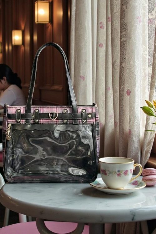 Red Kawaii Convertible Ita Bag for Pin Display