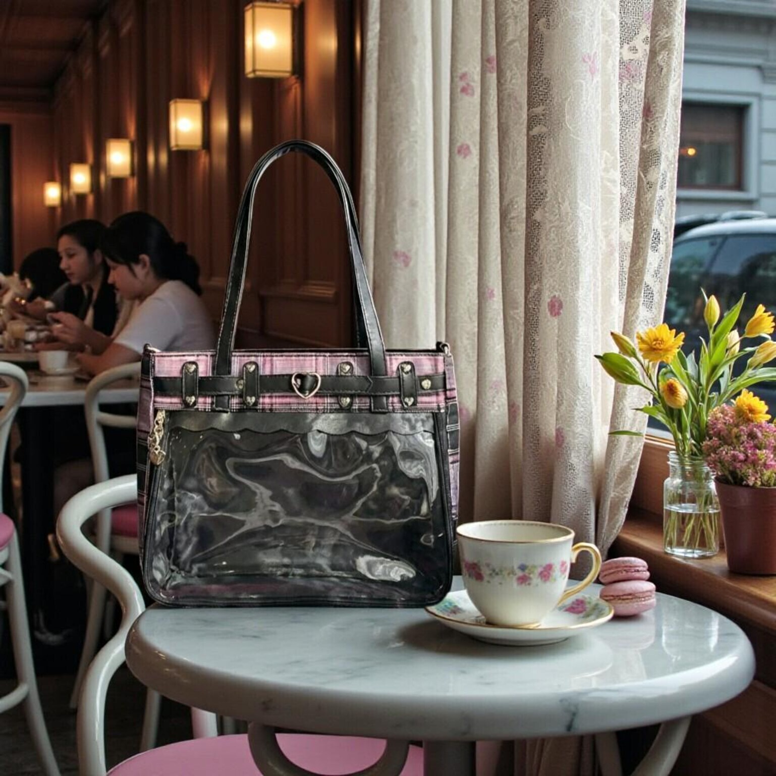 Red Kawaii Convertible Ita Bag for Pin Display Red Kawaii Convertible Ita Bag for Pin Display