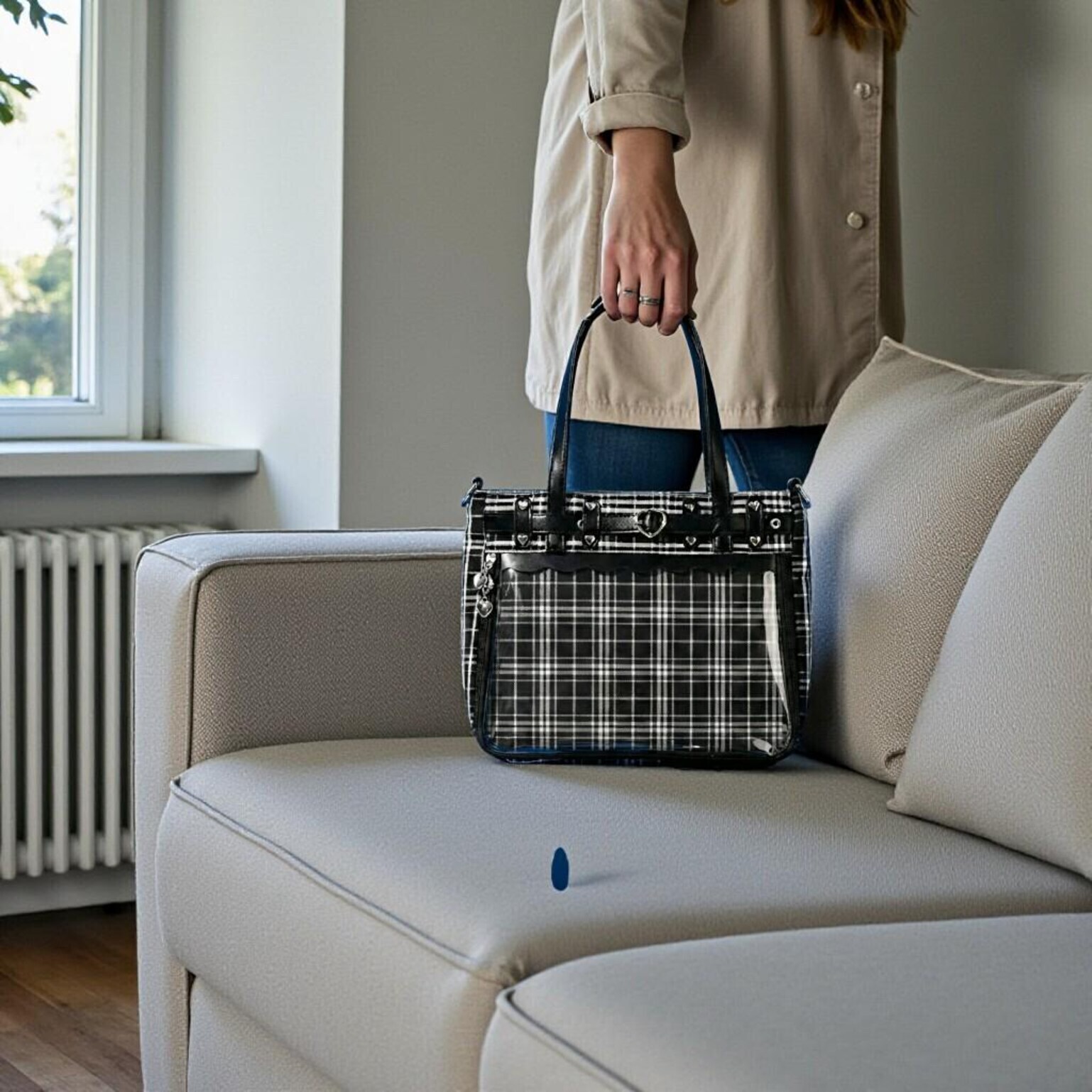 Red Kawaii Convertible Ita Bag for Pin Display Red Kawaii Convertible Ita Bag for Pin Display