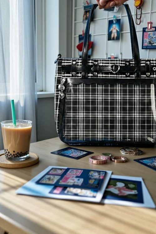 Red Kawaii Convertible Ita Bag for Pin Display