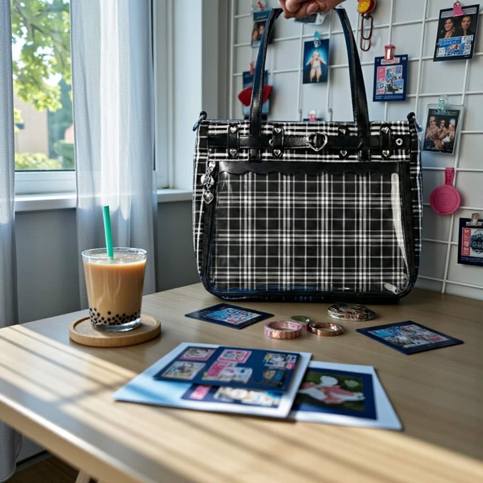 Red Kawaii Convertible Ita Bag for Pin Display Red Kawaii Convertible Ita Bag for Pin Display