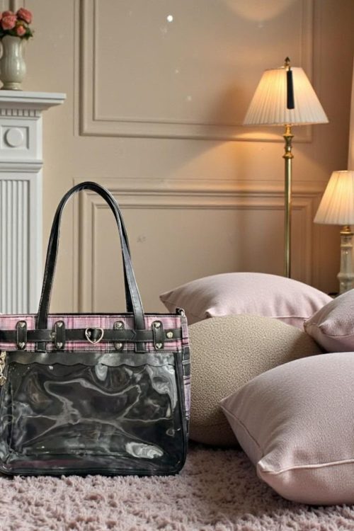 Red Kawaii Convertible Ita Bag for Pin Display