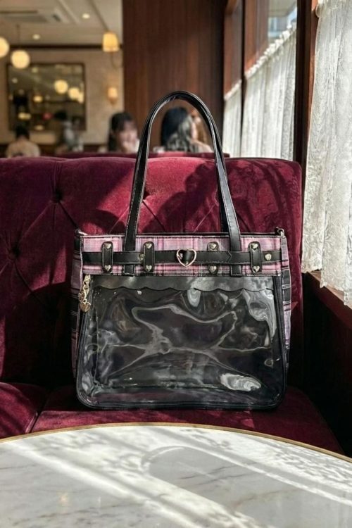 Red Kawaii Convertible Ita Bag for Pin Display