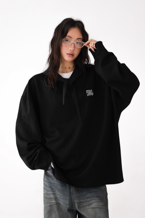 Relax Loose Hooded Sweatshirt