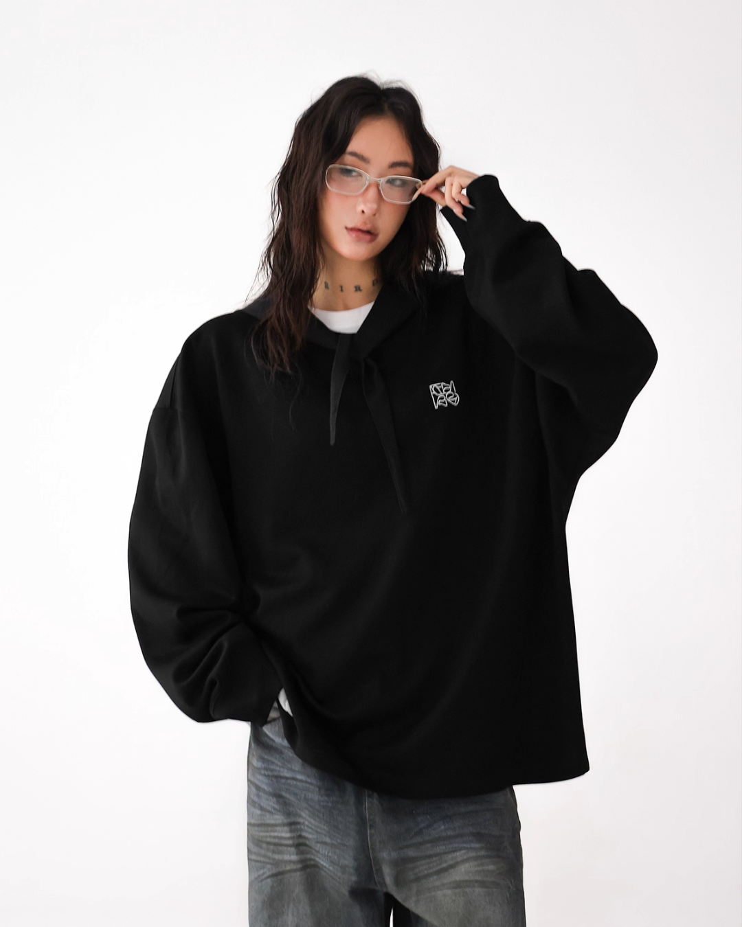 Relax Loose Hooded Sweatshirt Relax Loose Hooded Sweatshirt