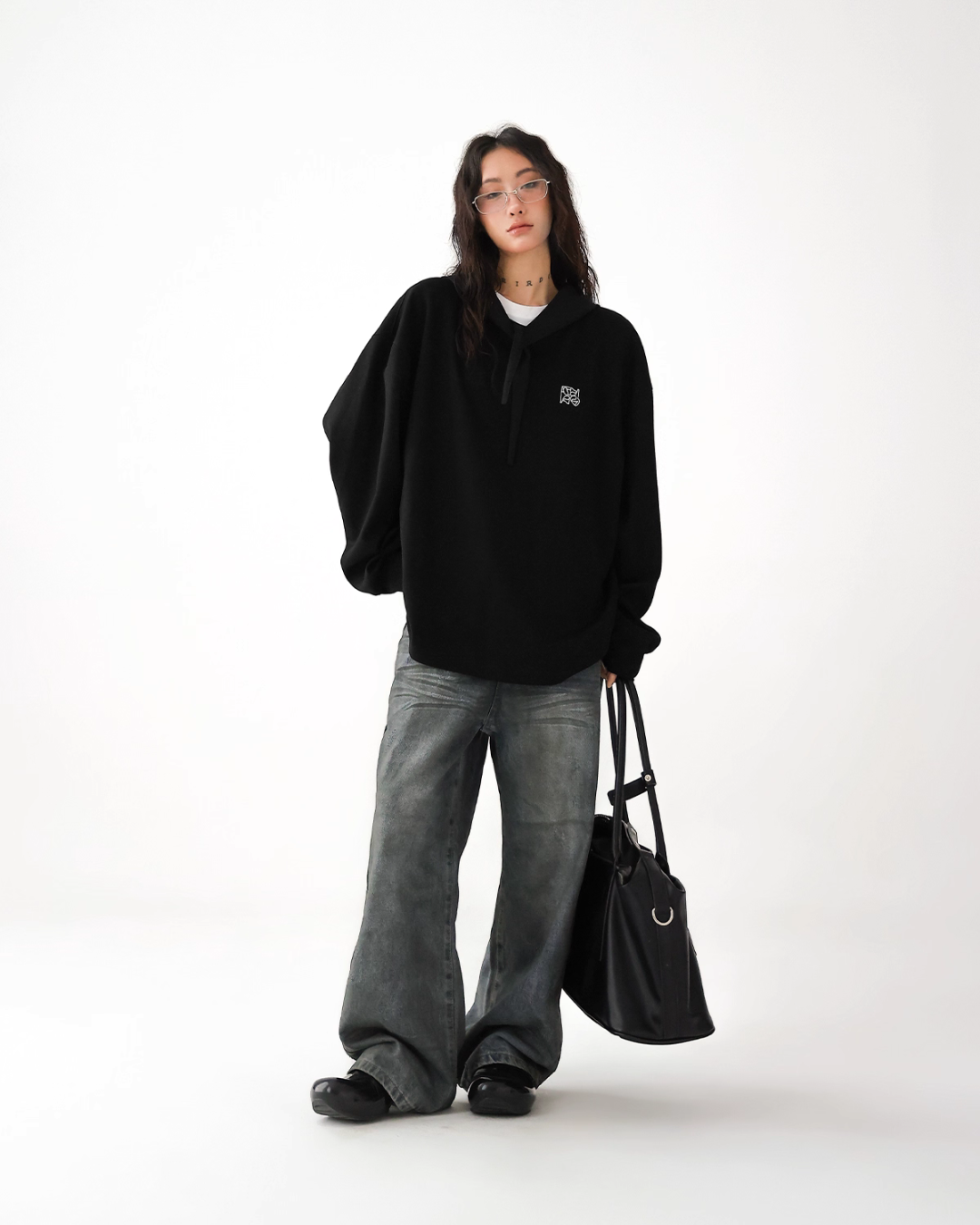 Relax Loose Hooded Sweatshirt Relax Loose Hooded Sweatshirt