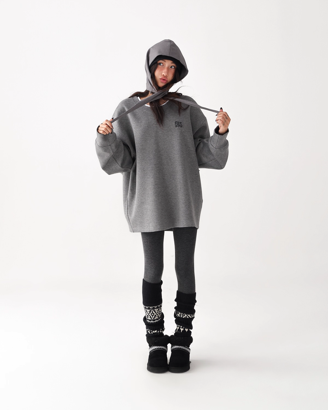 Relax Loose Hooded Sweatshirt Relax Loose Hooded Sweatshirt