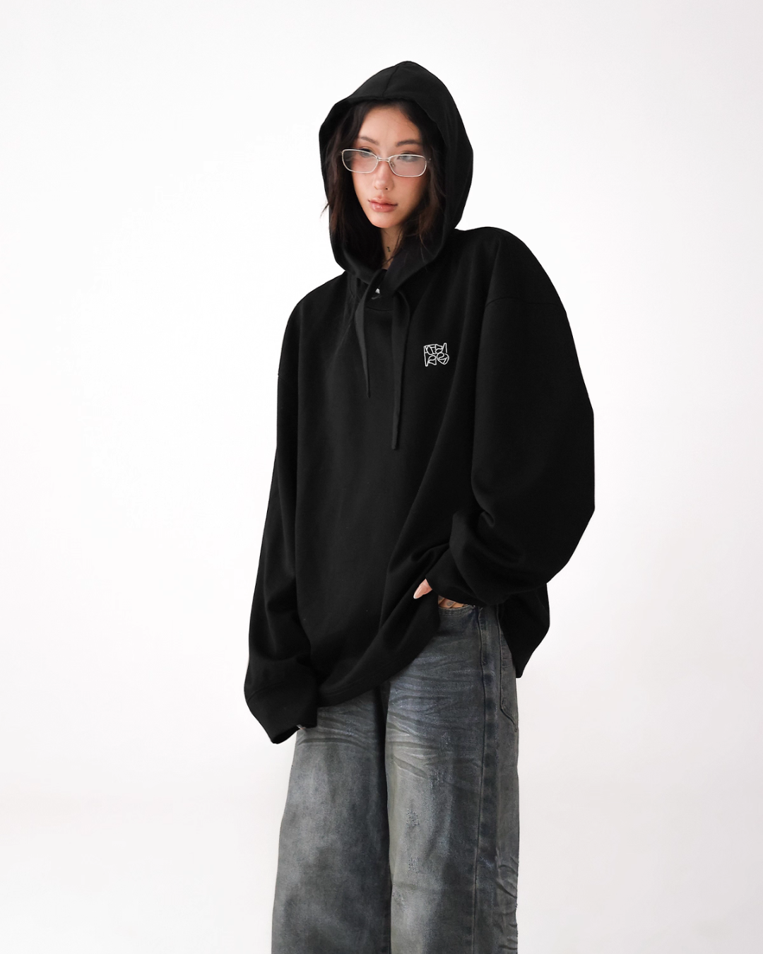 Relax Loose Hooded Sweatshirt Relax Loose Hooded Sweatshirt