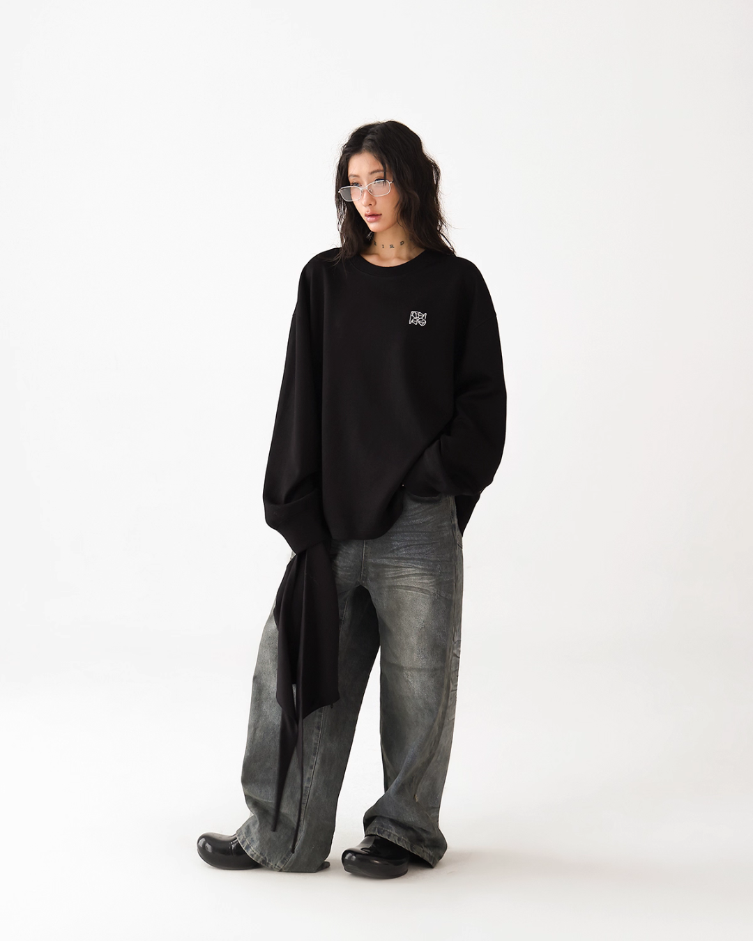 Relax Loose Hooded Sweatshirt Relax Loose Hooded Sweatshirt